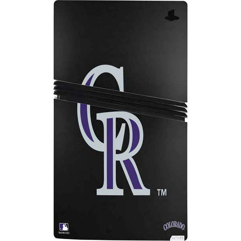 MLB Colorado Rockies - Solid Distressed PS5 Pro Bundle Skin