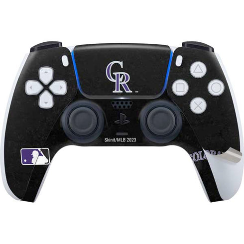 MLB Colorado Rockies - Solid Distressed PS5 Pro Bundle Skin