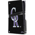 MLB Colorado Rockies - Solid Distressed PS5 Pro Disk Console Skin