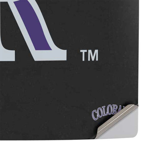 MLB Colorado Rockies - Solid Distressed PS5 Slim Digital Edition Console Skin