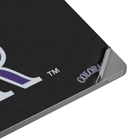 MLB Colorado Rockies - Solid Distressed Laptop Skins