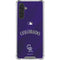MLB Colorado Rockies Alternate/Away Jersey Galaxy A17 Clear Case