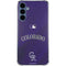 MLB Colorado Rockies Alternate/Away Jersey Galaxy A35 5G Clear Case