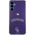 MLB Colorado Rockies Alternate/Away Jersey Galaxy A35 5G Clear Case