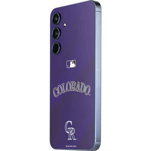 MLB Colorado Rockies Alternate/Away Jersey Galaxy A35 5G Skin