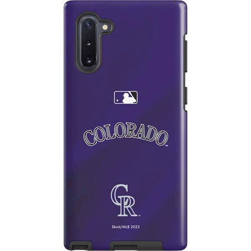 MLB Colorado Rockies Alternate/Away Jersey Galaxy Cases