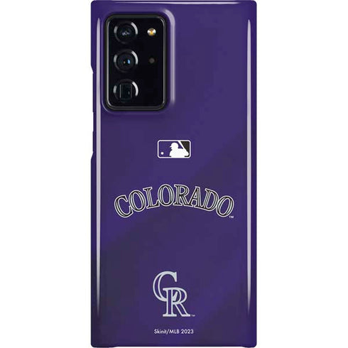 MLB Colorado Rockies Alternate/Away Jersey Galaxy Cases