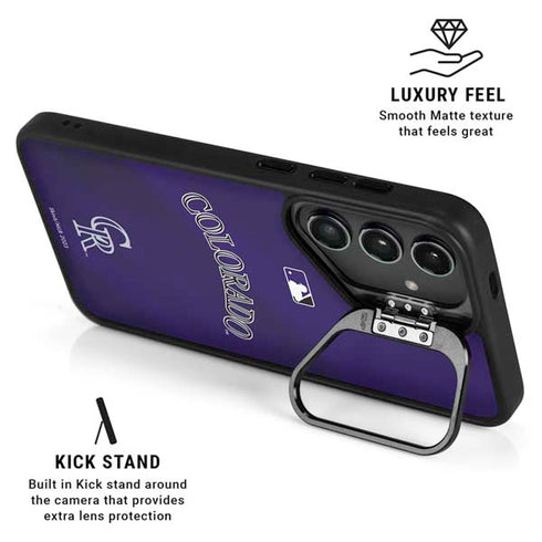 MLB Colorado Rockies Alternate/Away Jersey Galaxy S24 FE Kickstand Case