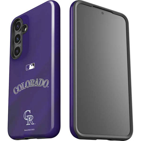 MLB Colorado Rockies Alternate/Away Jersey Galaxy S25 Plus Impact Case