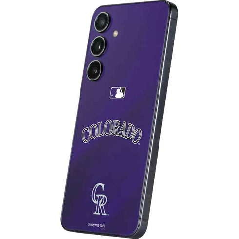 MLB Colorado Rockies Alternate/Away Jersey Galaxy S25 Plus Skin