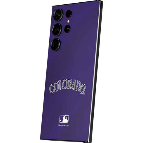 MLB Colorado Rockies Alternate/Away Jersey Galaxy S25 Ultra Skin