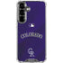 MLB Colorado Rockies Alternate/Away Jersey Galaxy S26 Clear Case