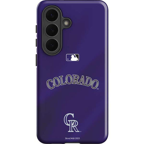 MLB Colorado Rockies Alternate/Away Jersey Galaxy S26 Impact Case
