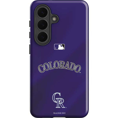MLB Colorado Rockies Alternate/Away Jersey Galaxy S26 Plus Impact Case