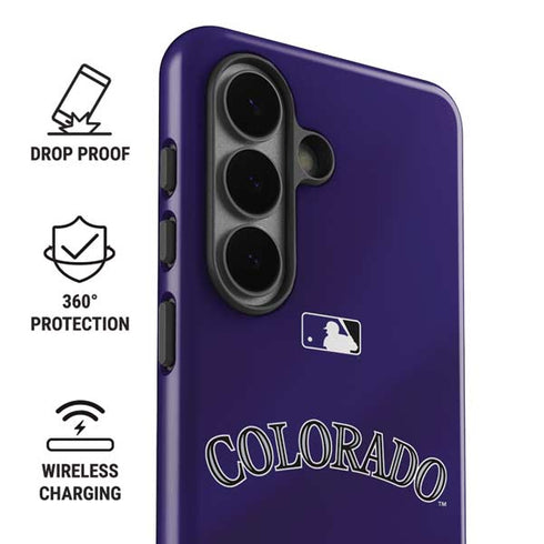 MLB Colorado Rockies Alternate/Away Jersey Galaxy S26 Plus Impact Case