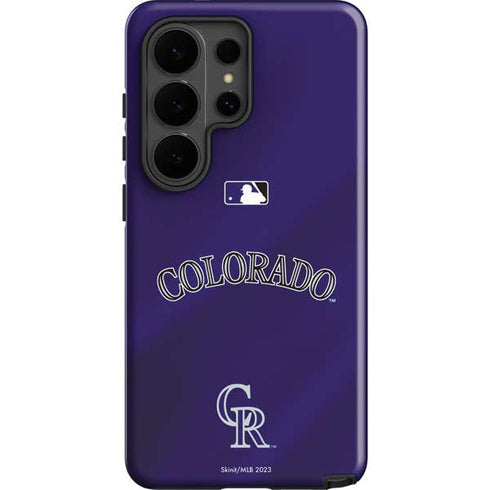 MLB Colorado Rockies Alternate/Away Jersey Galaxy S26 Ultra Impact Case