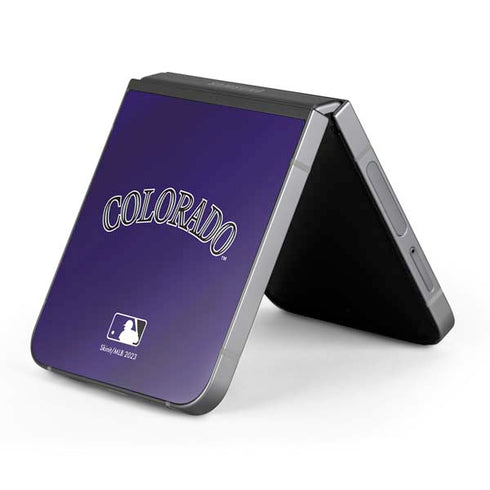 MLB Colorado Rockies Alternate/Away Jersey Galaxy Z Flip6 Skin