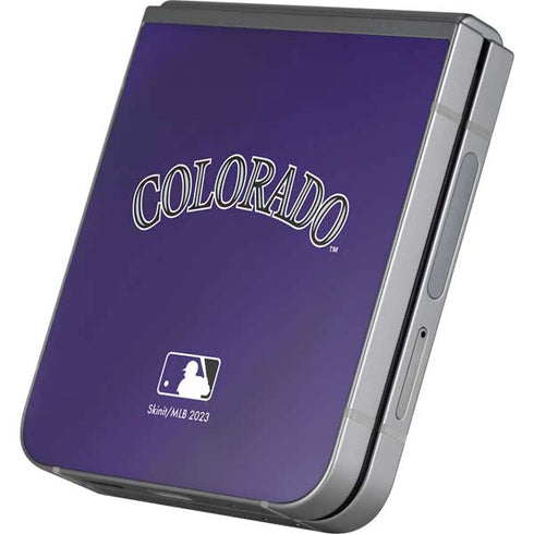 MLB Colorado Rockies Alternate/Away Jersey Galaxy Z Flip6 Skin