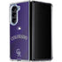 MLB Colorado Rockies Alternate/Away Jersey Galaxy Z Fold5 5G Clear Case
