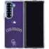 MLB Colorado Rockies Alternate/Away Jersey Galaxy Z Fold7 Clear Case