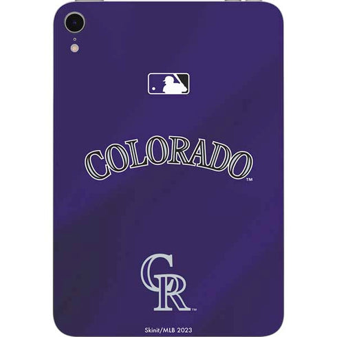 MLB Colorado Rockies Alternate/Away Jersey Apple iPad Mini Skin