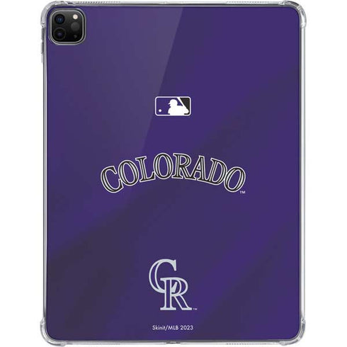 MLB Colorado Rockies Alternate/Away Jersey iPad Pro 11in (2024) Clear Case