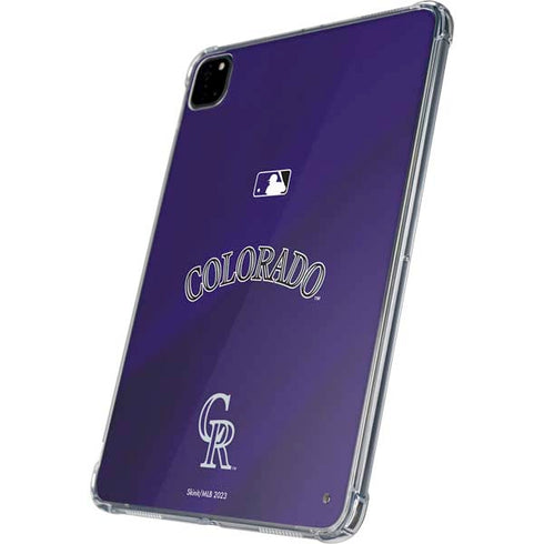 MLB Colorado Rockies Alternate/Away Jersey iPad Pro 11in (2024) Clear Case