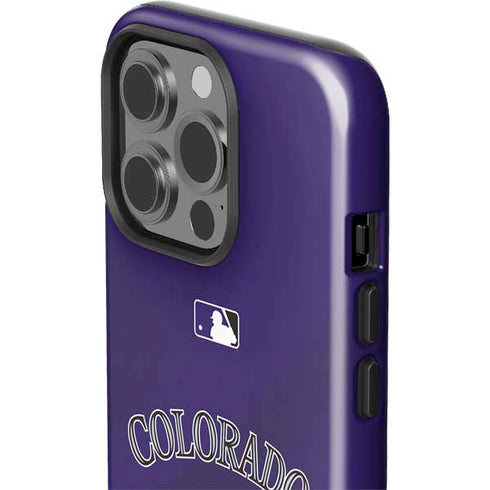 MLB Colorado Rockies Alternate/Away Jersey iPhone 15 Pro Impact Case