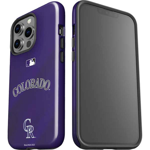 MLB Colorado Rockies Alternate/Away Jersey iPhone 15 Pro Impact Case