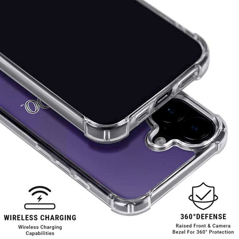 MLB Colorado Rockies Alternate/Away Jersey iPhone 16 Plus Clear Case