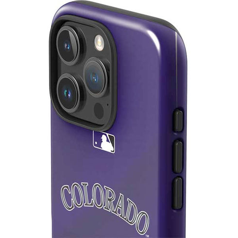MLB Colorado Rockies Alternate/Away Jersey iPhone 16 Pro Impact Case