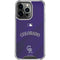 MLB Colorado Rockies Alternate/Away Jersey iPhone 16 Pro Max Clear Case