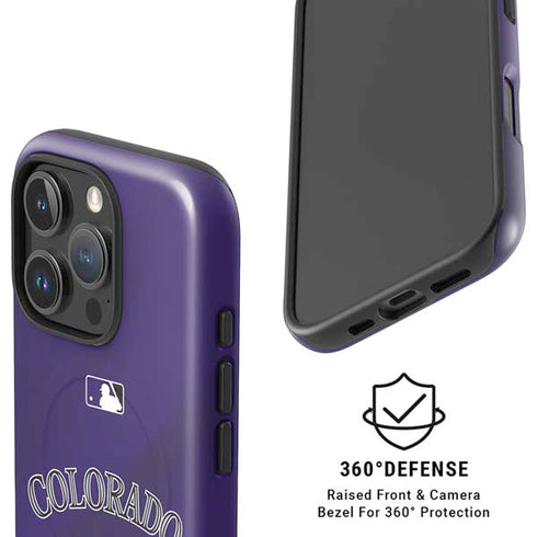 MLB Colorado Rockies Alternate/Away Jersey iPhone 16 Pro Max Magsafe Impact Case