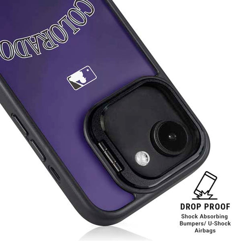 MLB Colorado Rockies Alternate/Away Jersey iPhone 16e Kickstand Case