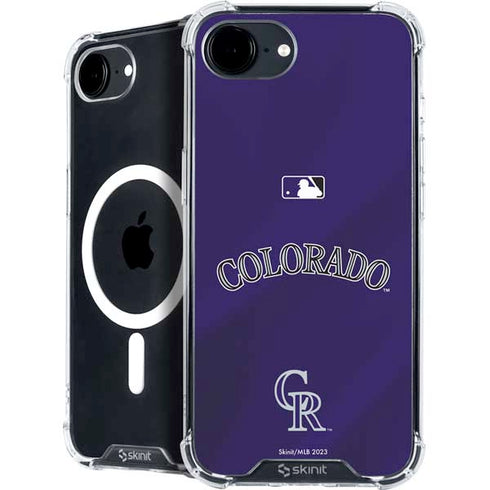 MLB Colorado Rockies Alternate/Away Jersey iPhone 16e MagSafe Case