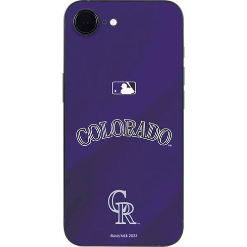 MLB Colorado Rockies Alternate/Away Jersey iPhone 16e Skin