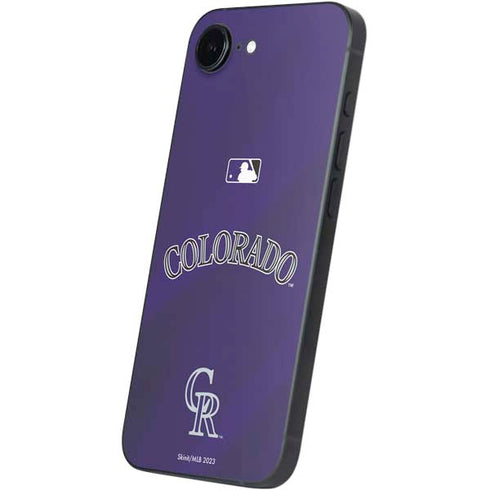 MLB Colorado Rockies Alternate/Away Jersey iPhone 16e Skin