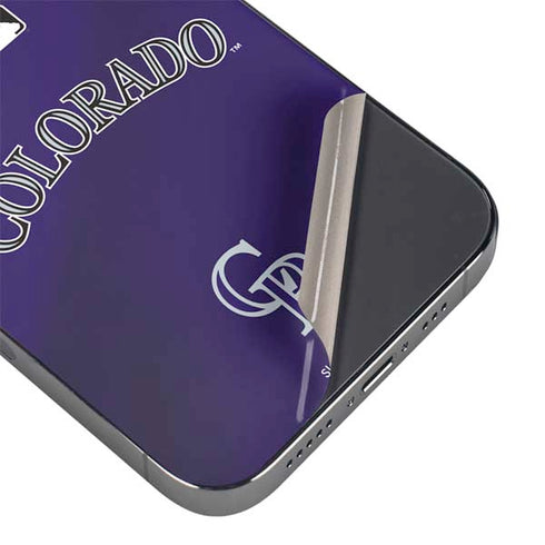MLB Colorado Rockies Alternate/Away Jersey iPhone 16e Skin