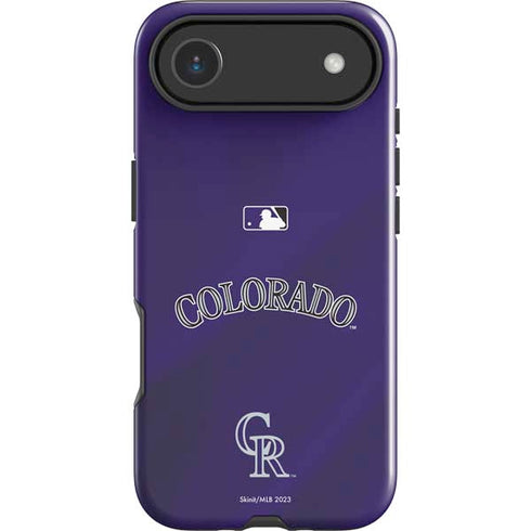 MLB Colorado Rockies Alternate/Away Jersey iPhone 17 Air Impact Case