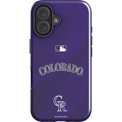 MLB Colorado Rockies Alternate/Away Jersey iPhone 17 Impact Case