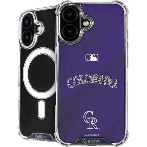 MLB Colorado Rockies Alternate/Away Jersey iPhone 17 MagSafe Case