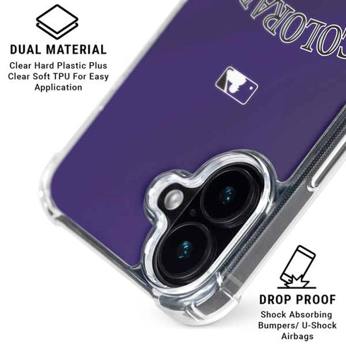 MLB Colorado Rockies Alternate/Away Jersey iPhone 17 MagSafe Case