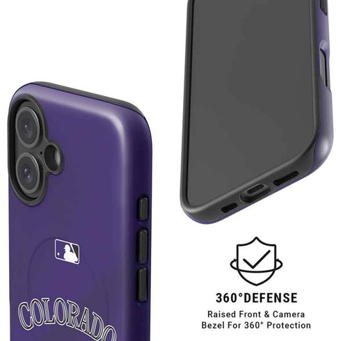 MLB Colorado Rockies Alternate/Away Jersey iPhone 17 Magsafe Impact Case