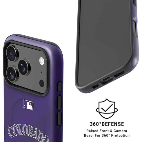 MLB Colorado Rockies Alternate/Away Jersey iPhone 17 Pro Magsafe Impact Case