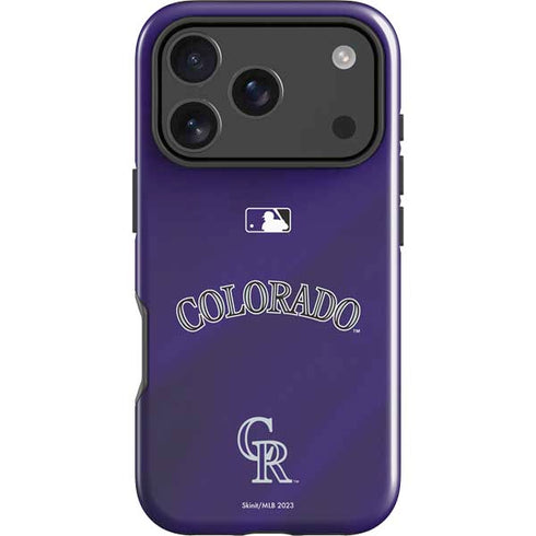 MLB Colorado Rockies Alternate/Away Jersey iPhone 17 Pro Max Impact Case