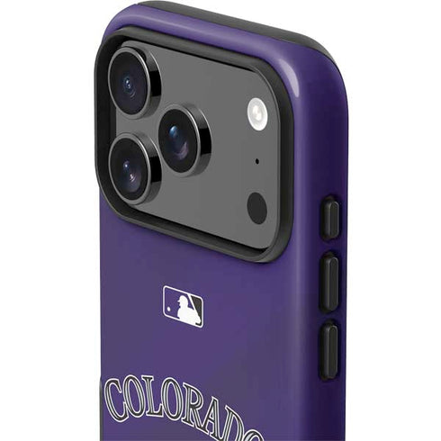 MLB Colorado Rockies Alternate/Away Jersey iPhone 17 Pro Max Impact Case