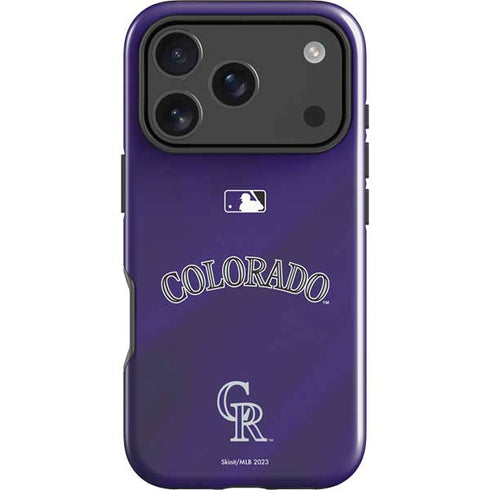 MLB Colorado Rockies Alternate/Away Jersey iPhone 18 Pro Impact Case