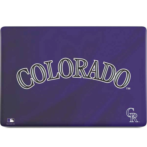 MLB Colorado Rockies Alternate/Away Jersey MacBook Skins