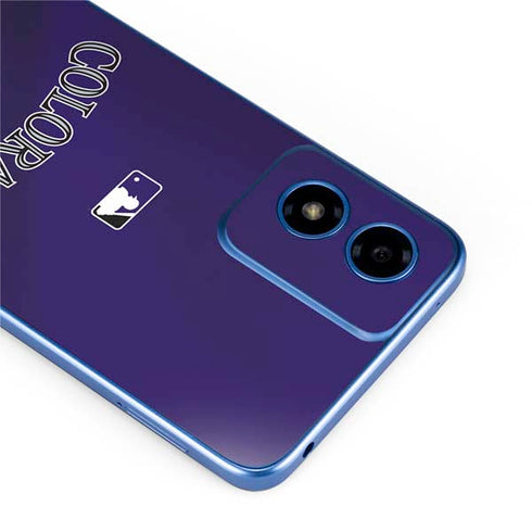 MLB Colorado Rockies Alternate/Away Jersey Moto G Play 4G (2024) Skin