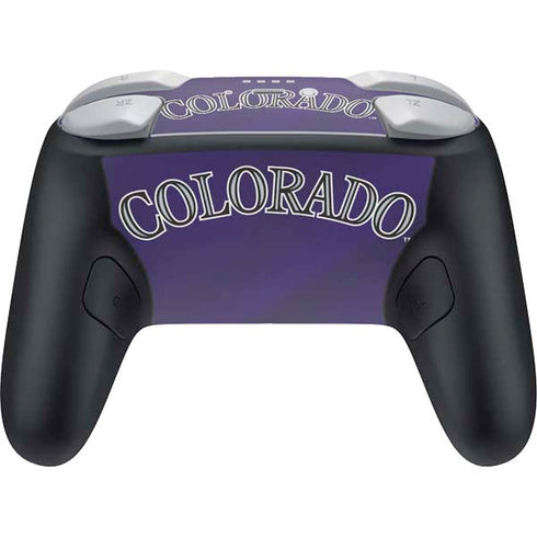 MLB Colorado Rockies Alternate/Away Jersey Nintendo Switch 2 (2025) Pro Controller Skin